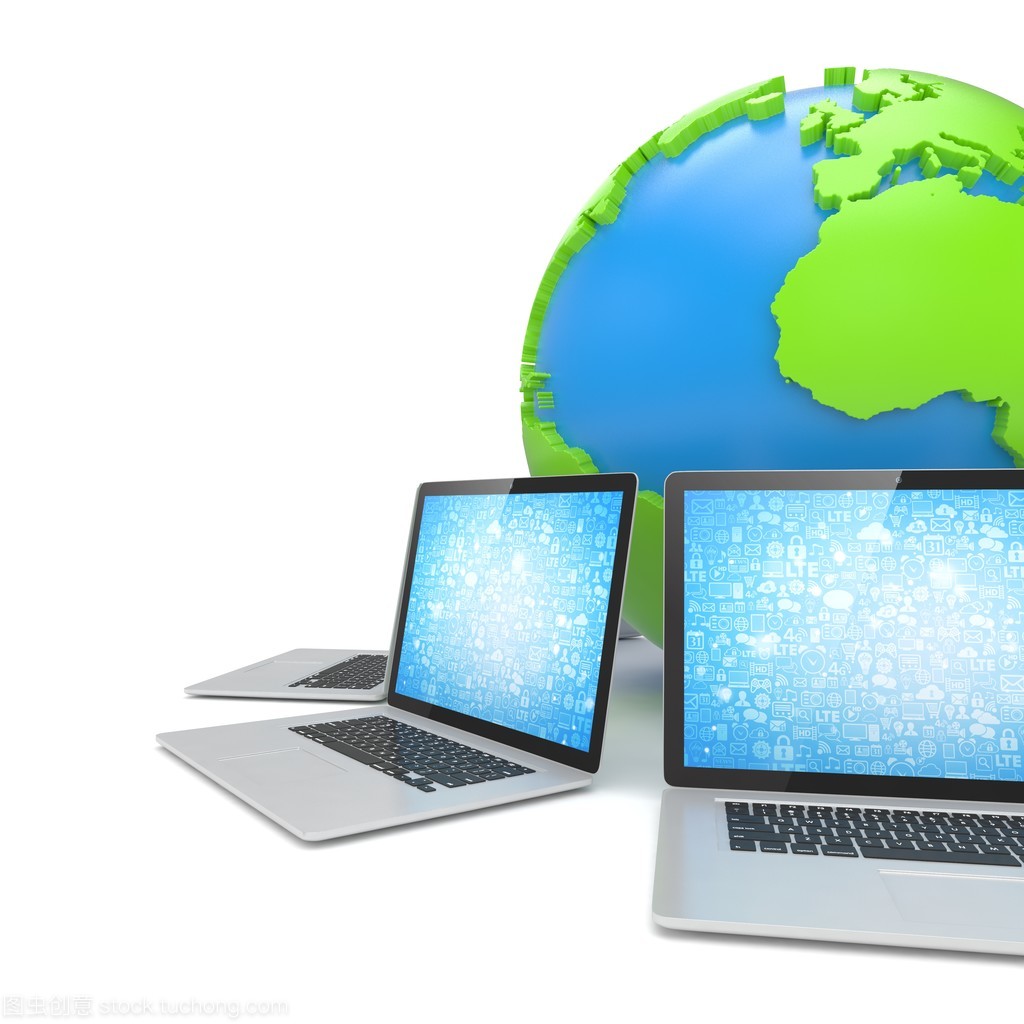 筆記本電腦與地球計算機網絡